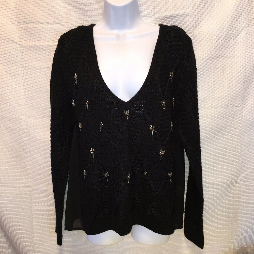 Dance & Marvel womans s/m black sweater